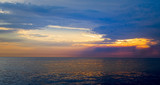 Seascape with Dramatic Sundown