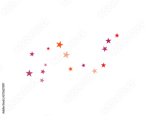 set of abstract stars background template vector illustration