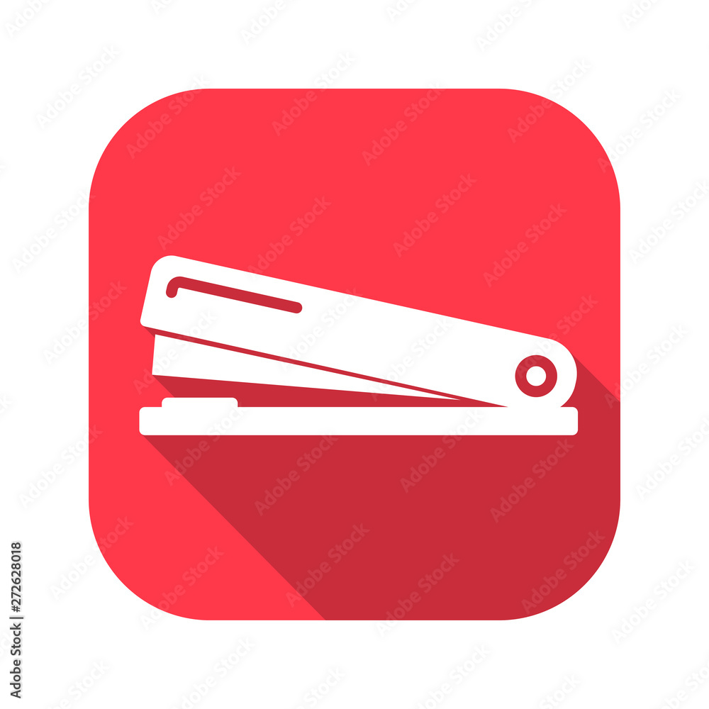 stapler vector red icon in modern flat style isolated. stapler support is good for your web design. stapler vector red icon in modern flat style isolated. stapler support is good for your web design.