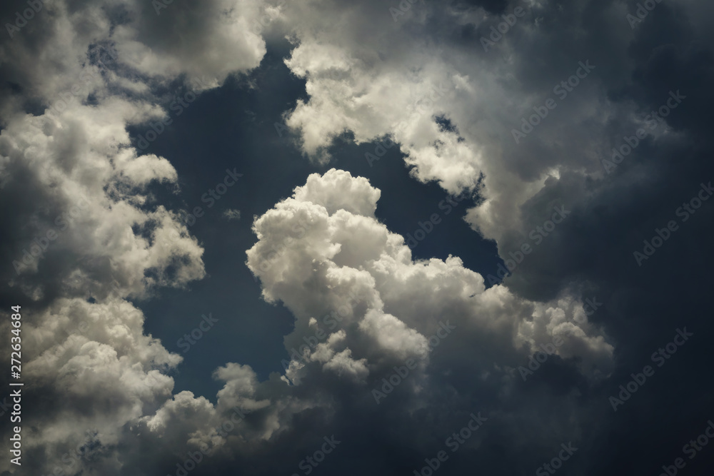 Fototapeta premium Beautiful sky with cloud.Cloudscape background.