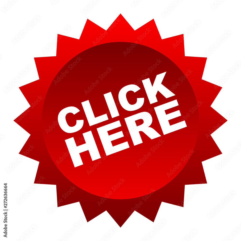 red vector banner click here red vector banner click here