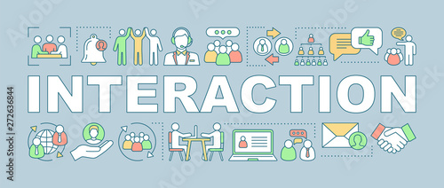 Interaction word concepts banner