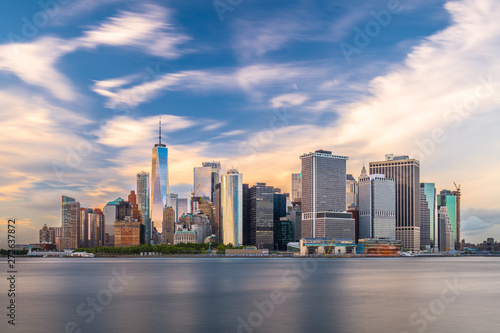 New York, New York, USA skyline on the bay © SeanPavonePhoto