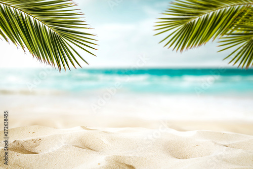 Summer background of beach and free space for your decoration.  © magdal3na