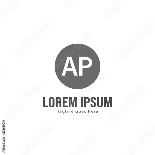 Free Download AP Letter Logo Design. Creative Modern AP Letters Icon Illustration - GFXLoad