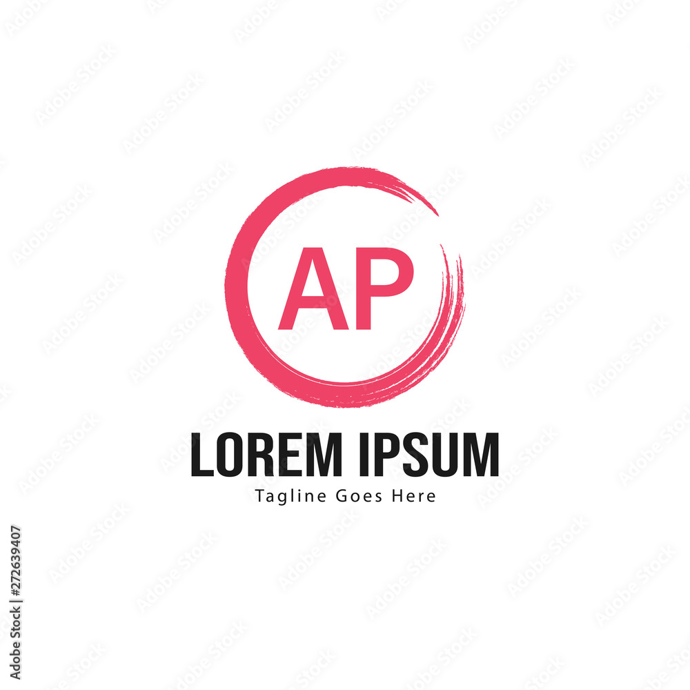 AP Letter Logo Design. Creative Modern AP Letters Icon Illustration AP Letter Logo Design. Creative Modern AP Letters Icon Illustration