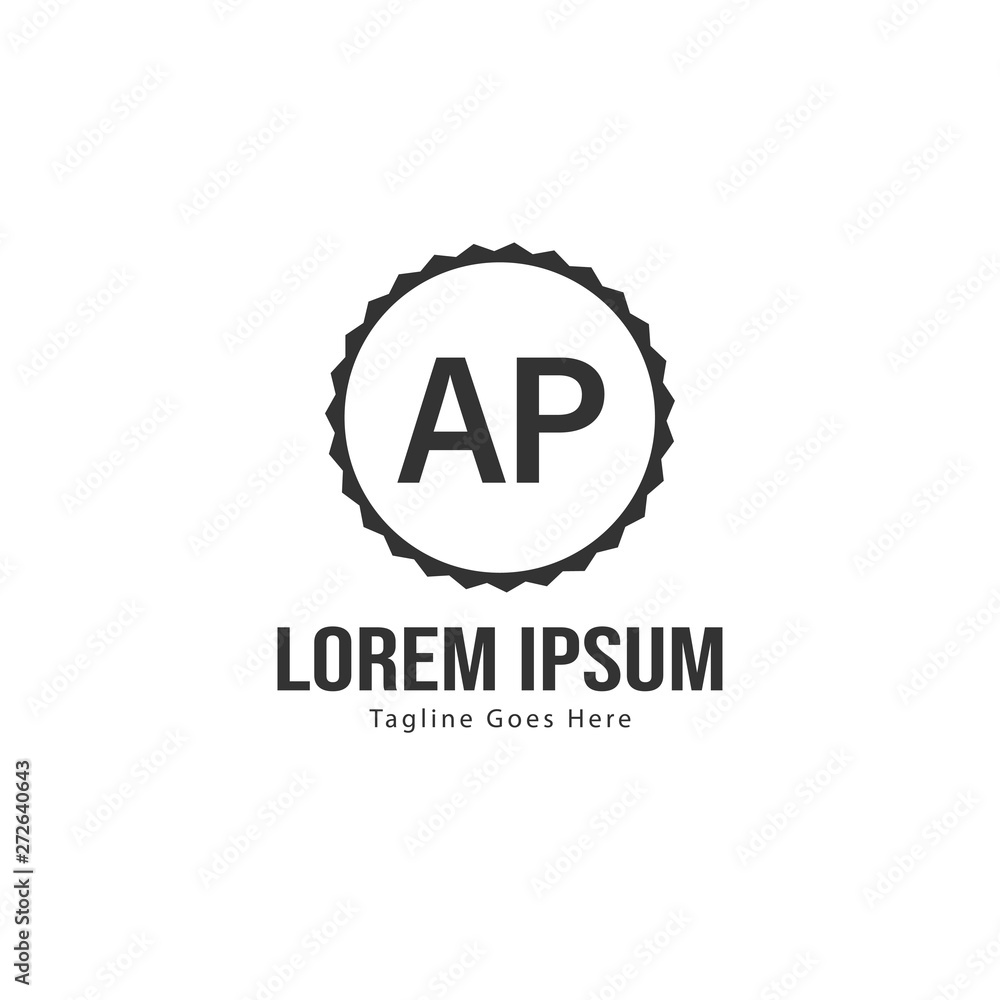AP Letter Logo Design. Creative Modern AP Letters Icon Illustration AP Letter Logo Design. Creative Modern AP Letters Icon Illustration