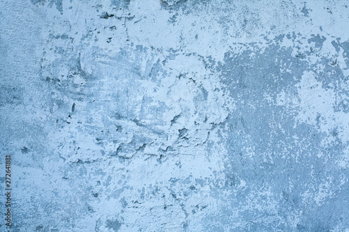 Old blue textures wall background. Perfect background with space.