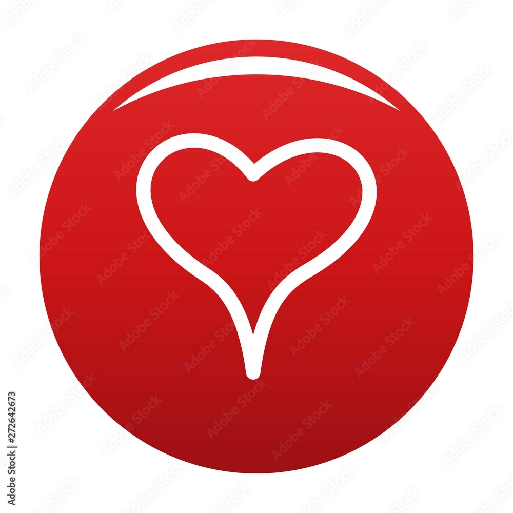 Woman heart icon. Simple illustration of woman heartvector icon for any design red Woman heart icon. Simple illustration of woman heartvector icon for any design red