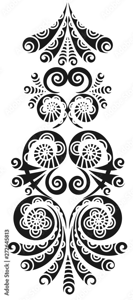 Vector floral ornament Vector floral ornament