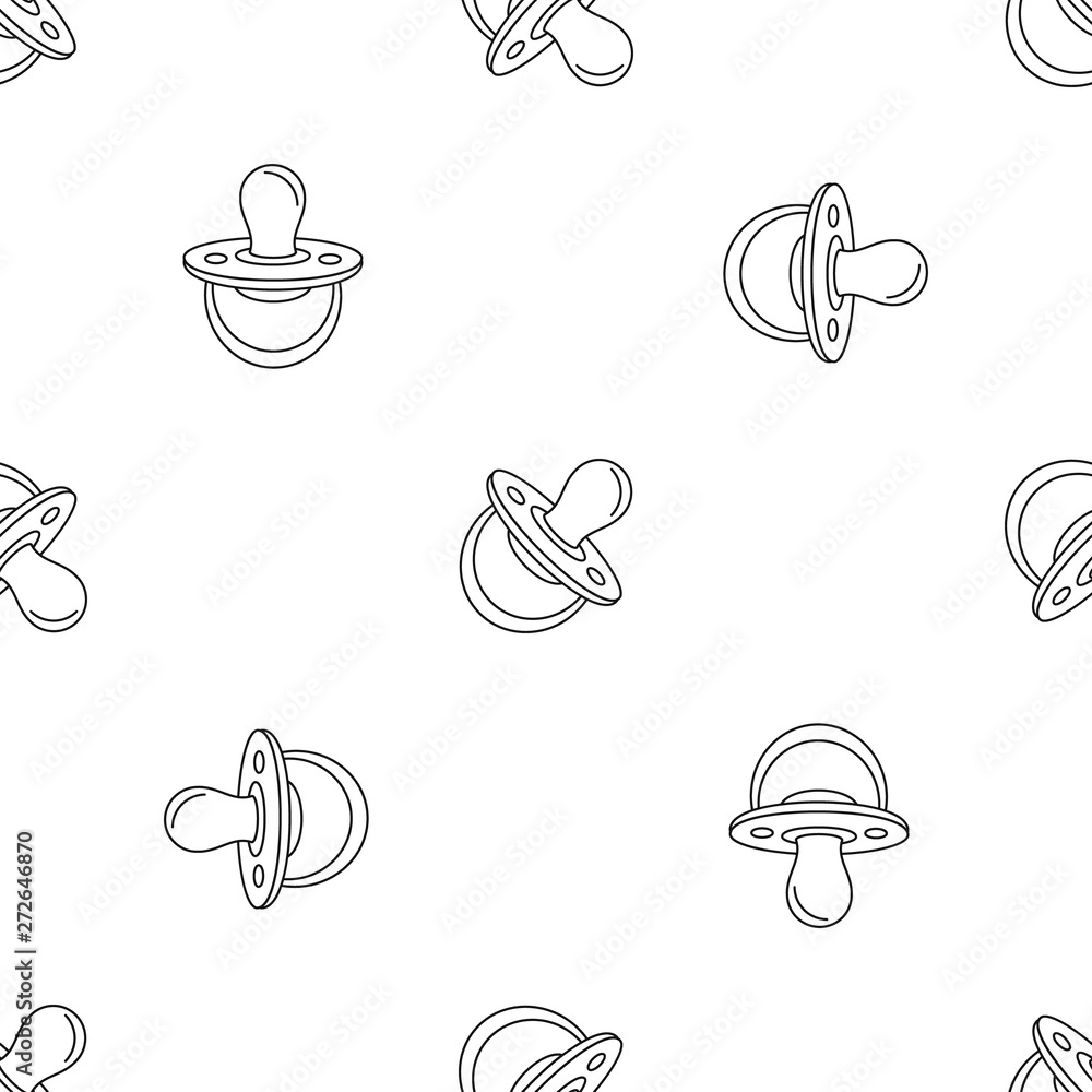 Child nipple pattern seamless vector repeat geometric for any web design Child nipple pattern seamless vector repeat geometric for any web design