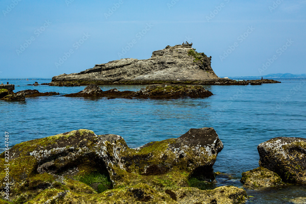 Fototapeta premium 鋸南町勝山傾城島