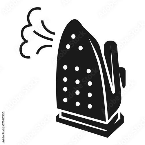Modern iron icon. Simple illustration of modern iron vector icon for web design isolated on white background