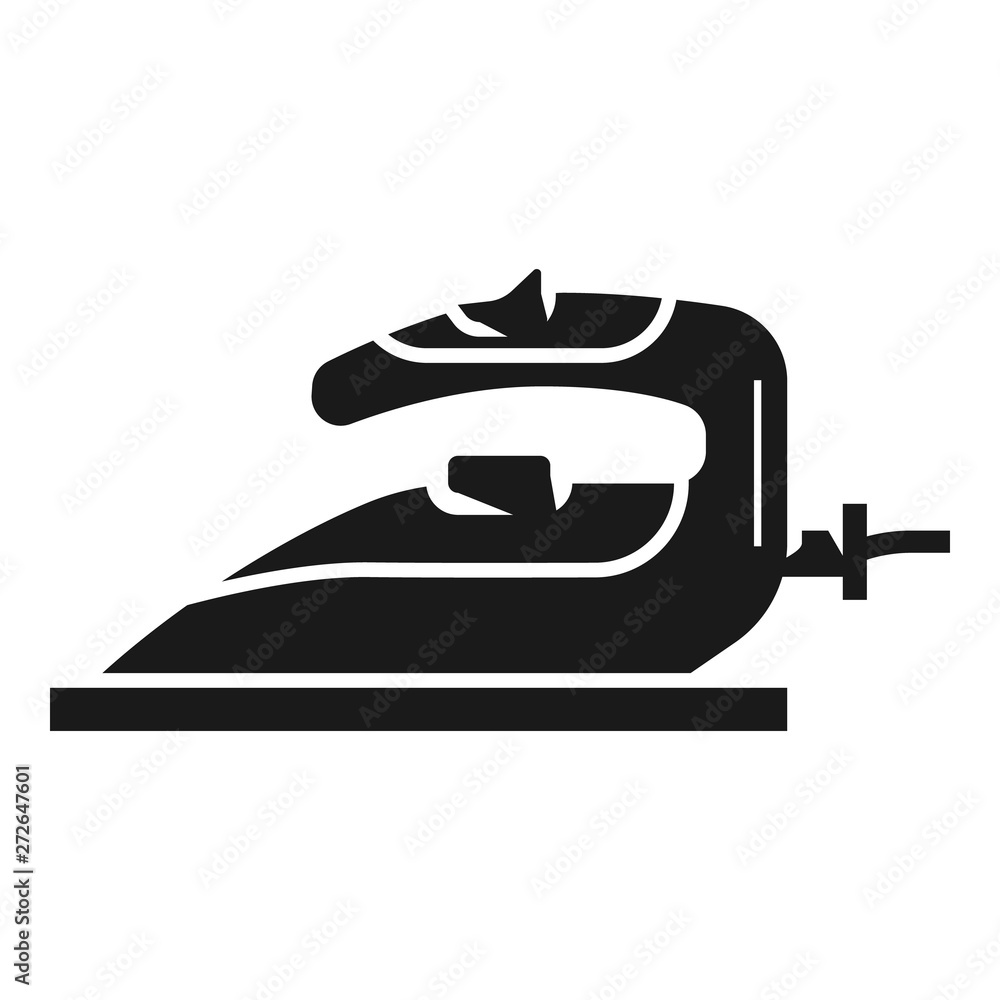 Electric iron icon. Simple illustration of electric iron vector icon for web design isolated on white background Electric iron icon. Simple illustration of electric iron vector icon for web design isolated on white background