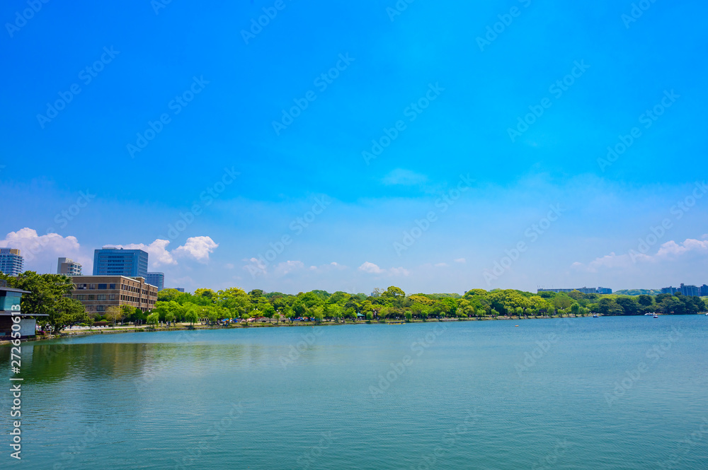 都会のオアシス　初夏の大濠公園【福岡県】