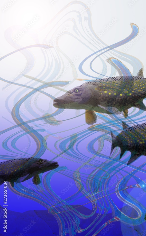Fische in Wasser Fische in Wasser