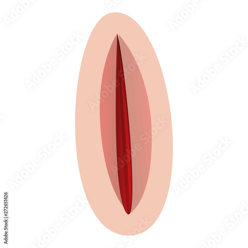 Recovery suture icon. Cartoon of recovery suture vector icon for web design isolated on white background