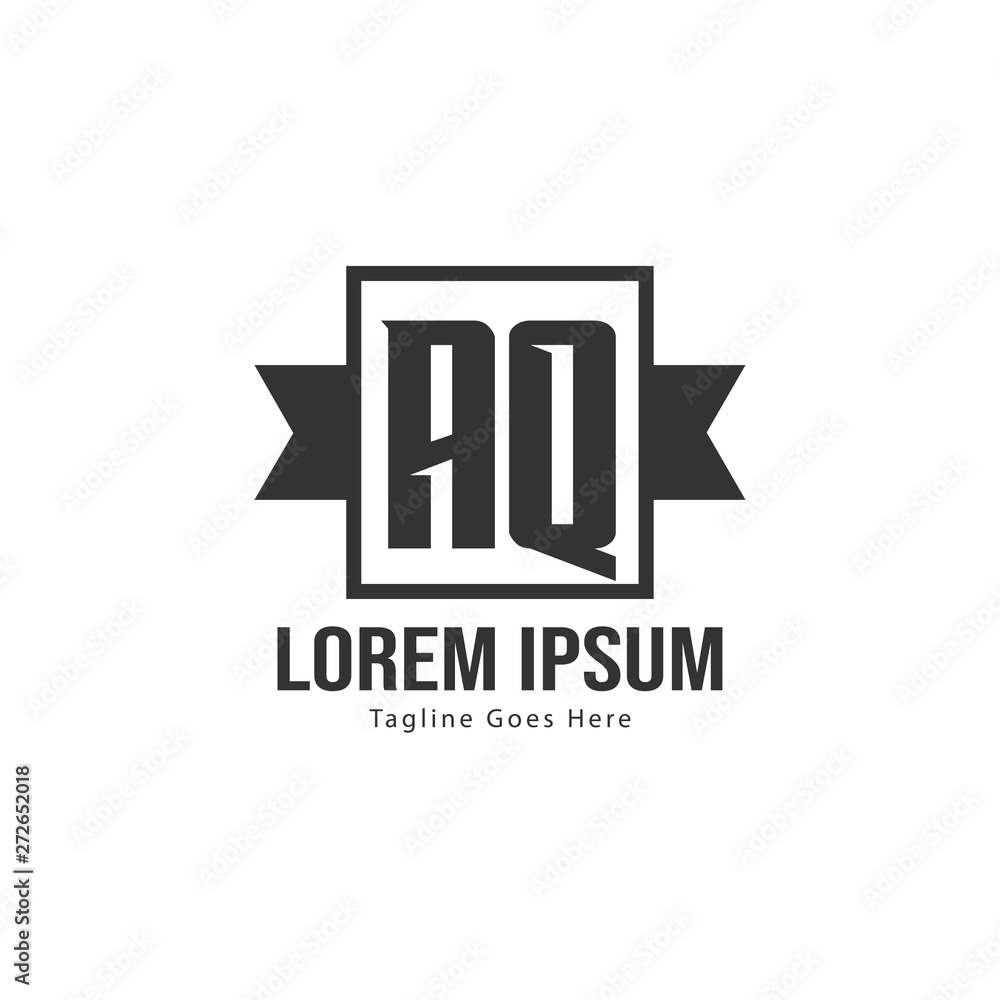 AQ Letter Logo Design. Creative Modern AQ Letters Icon Illustration AQ Letter Logo Design. Creative Modern AQ Letters Icon Illustration