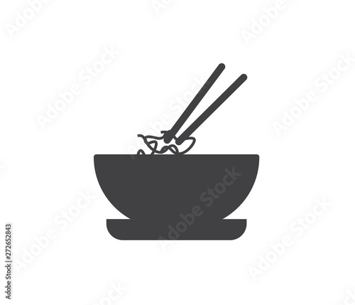 Cup of noodles vector icon