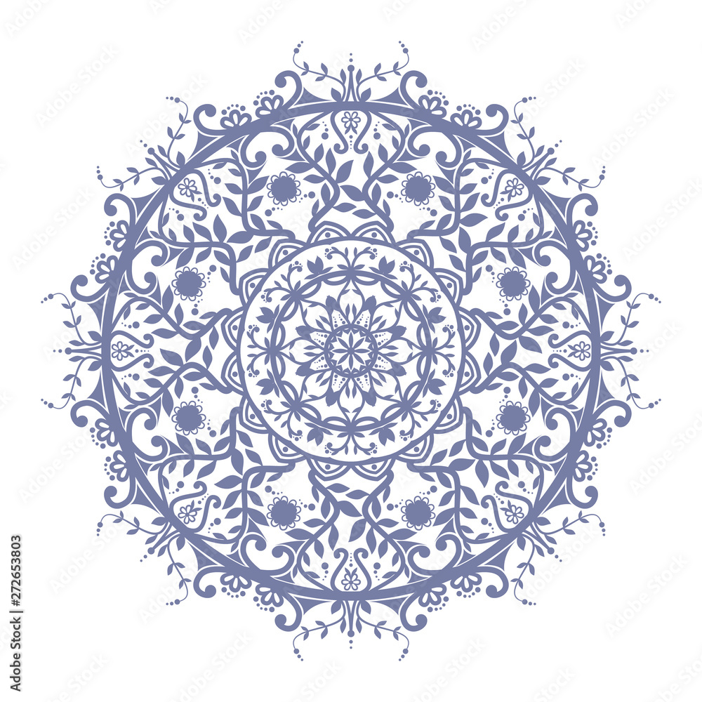 Mandala. The decorative element. Pattern, vector illustration. Vector