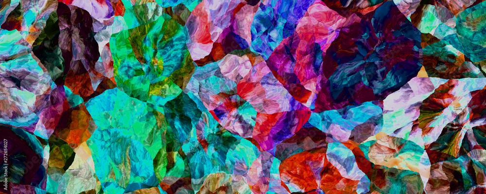 Fototapeta premium Vivid colorful painting background