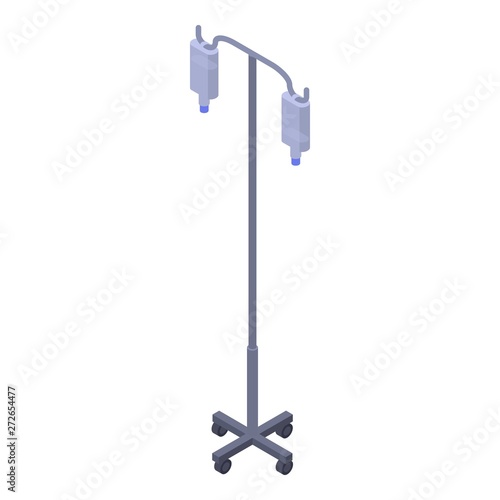 Stand drop counter icon. Isometric of stand drop counter vector icon for web design isolated on white background