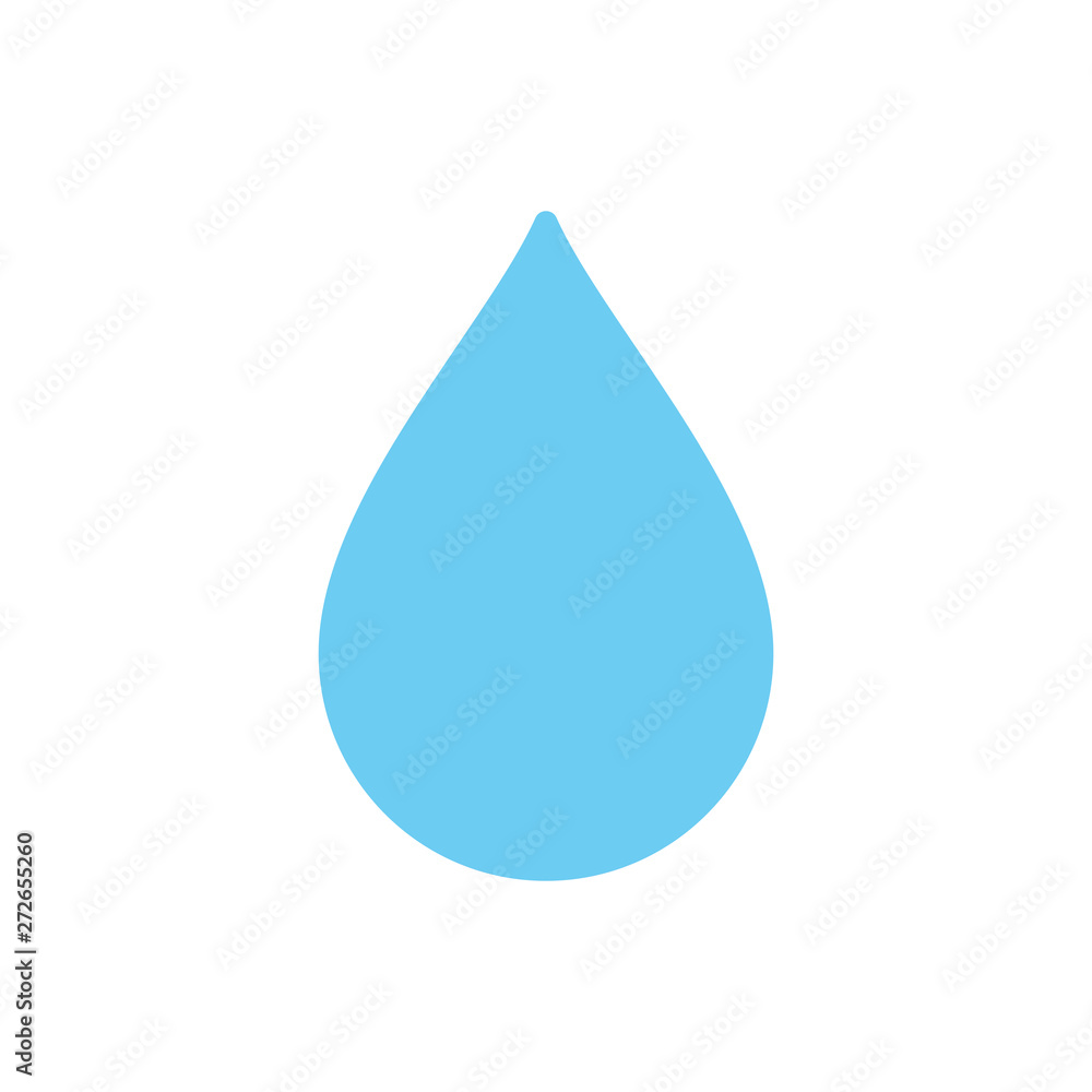 Water drop symbol - Vector rain drop icon Water drop symbol - Vector rain drop icon