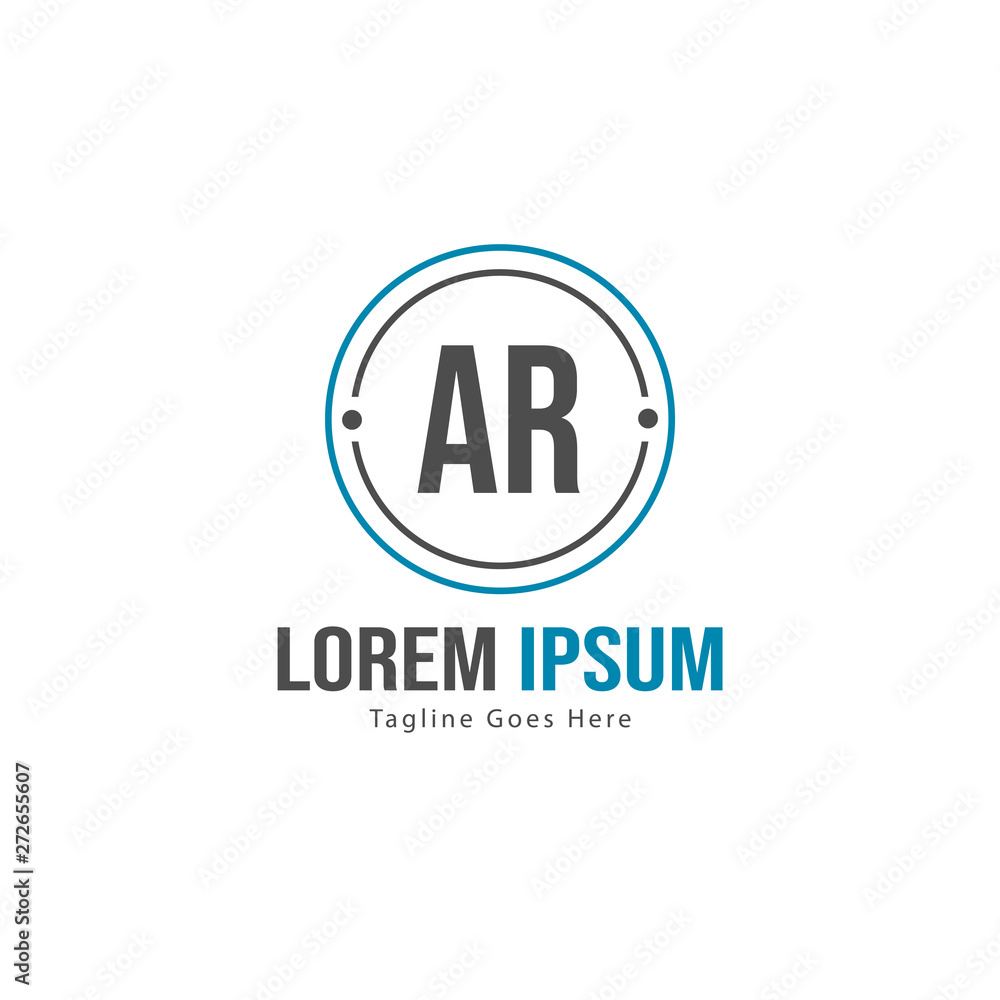 AR Letter Logo Design. Creative Modern AR Letters Icon Illustration AR Letter Logo Design. Creative Modern AR Letters Icon Illustration