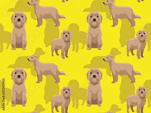 Dog Pyrenean Sheepdog Background Seamless Wallpaper