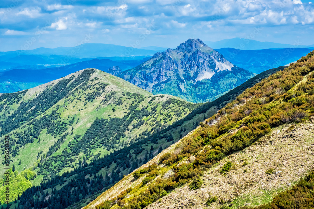 Fototapeta premium Big Rozsutec peak, Little Fatra, Slovakia