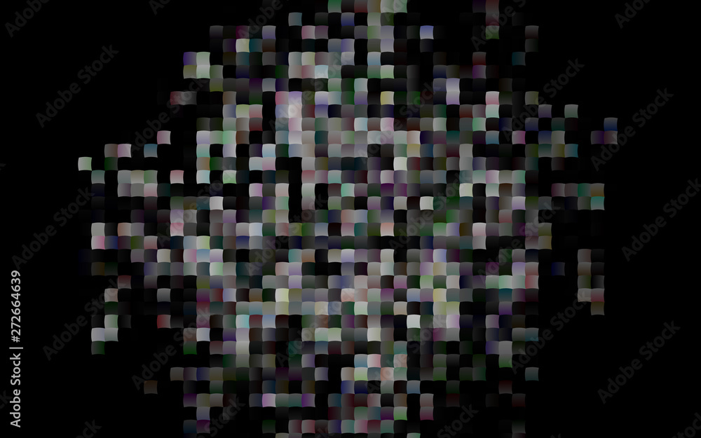 Dark Silver, Gray vector backdrop with rectangles, squares. Dark Silver, Gray vector backdrop with rectangles, squares.