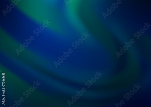 Dark BLUE vector blurred shine abstract pattern.