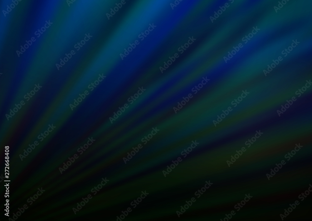 Fototapeta premium Dark BLUE vector bokeh template.