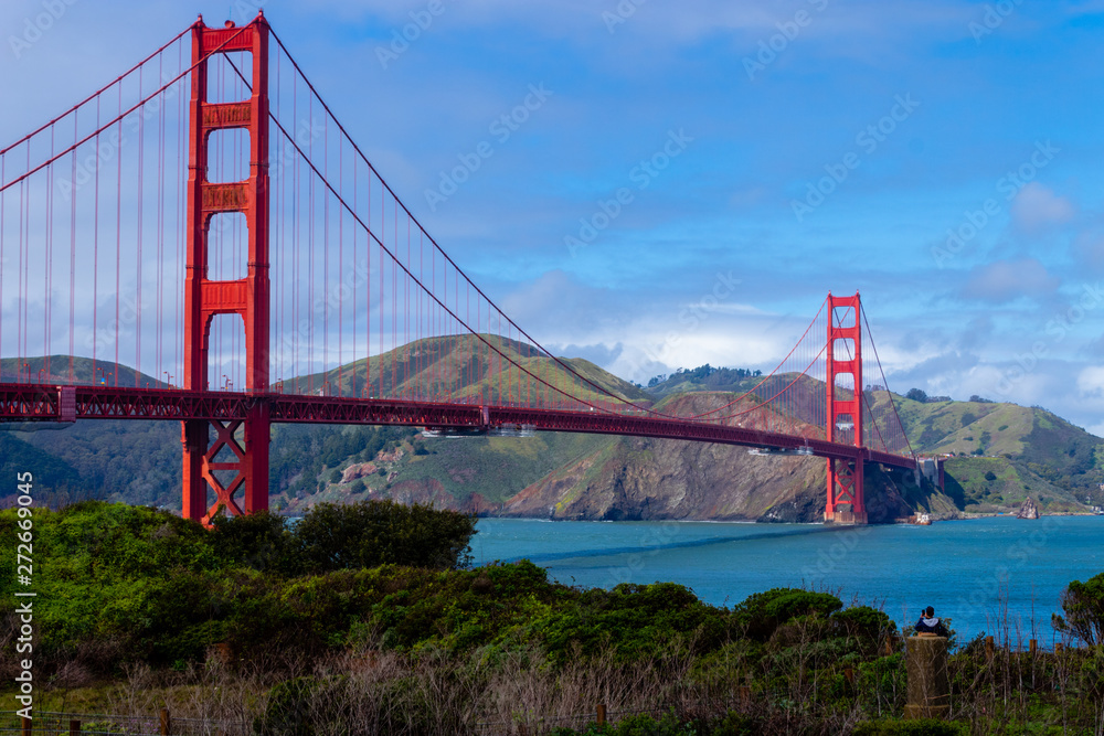 Fototapeta premium The Golden Gate bridge in San Francisco