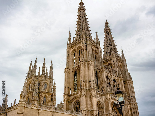 View of the upper towers of the cathedral
