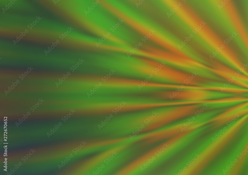 Obraz premium Light Green, Yellow vector abstract blurred background.