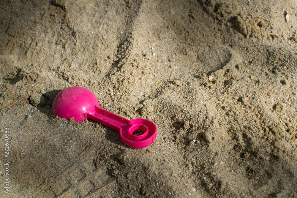 Summer active children's games in the sandbox Summer active children's games in the sandbox