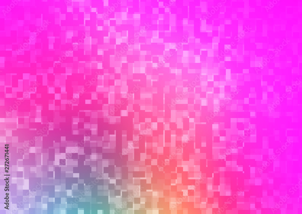 Light Pink vector template with crystals, rectangles. Light Pink vector template with crystals, rectangles.