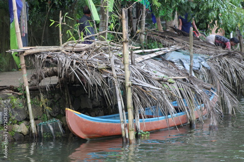 old boat on the river