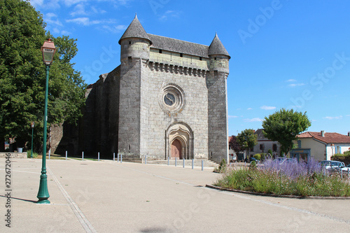 saint-pierre church in le boupère (france) photo