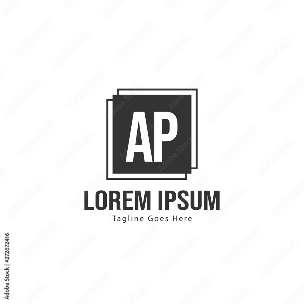 AP Letter Logo Design. Creative Modern AP Letters Icon Illustration AP Letter Logo Design. Creative Modern AP Letters Icon Illustration