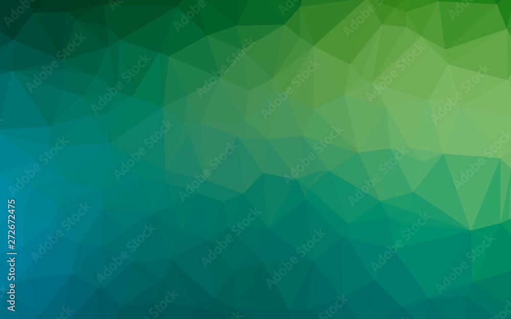 Light Blue, Green vector abstract polygonal layout. Light Blue, Green vector abstract polygonal layout.