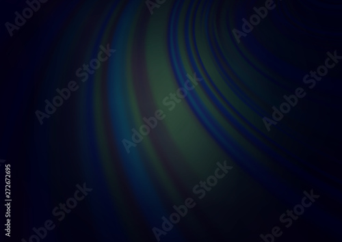 Dark BLUE vector blurred shine abstract background. © Dmitry