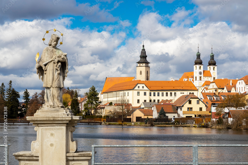 Fototapeta premium old town in Telc, Czech Republic