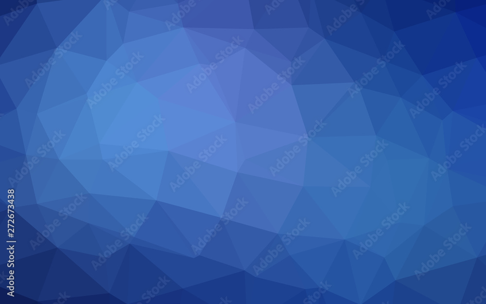 Light BLUE vector abstract polygonal layout. Light BLUE vector abstract polygonal layout.