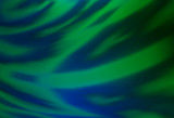 Dark Blue, Green vector colorful blur background.