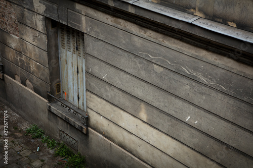 Immeuble haussmannien abandonné, Paris