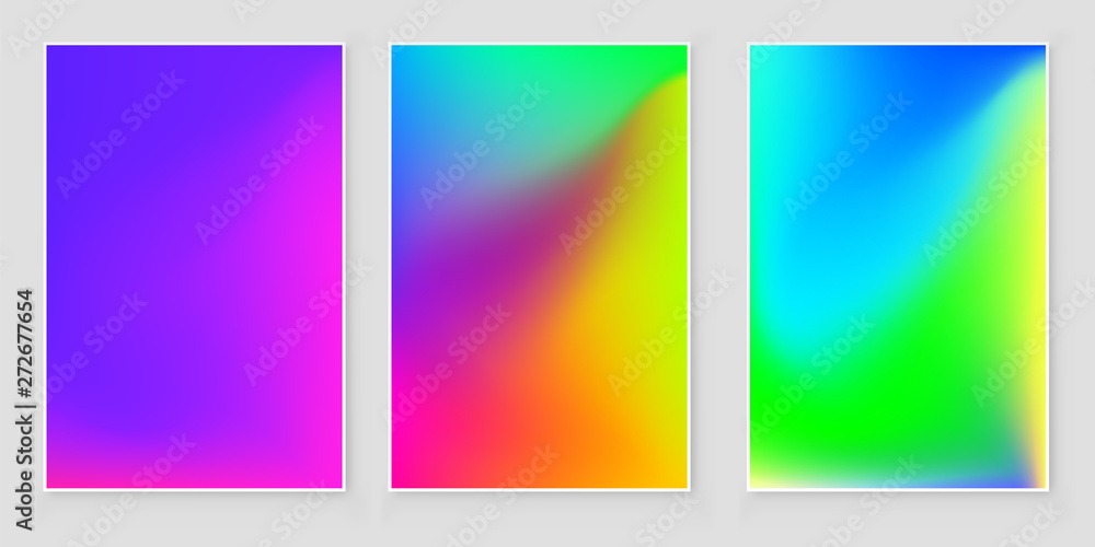 Bright colors gradient abstract background.