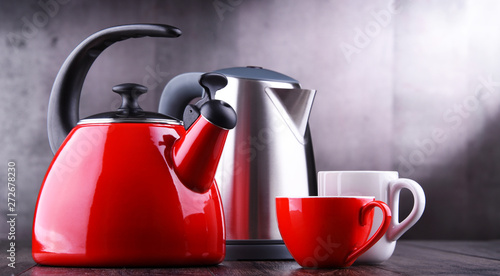 stovetop kettle with whistle and electric cordless kettle