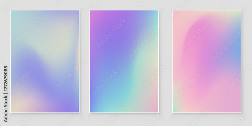 Abstract holographic iridescent foil texture. 